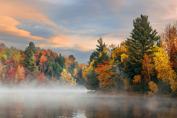 Illinois Lake in Autumn